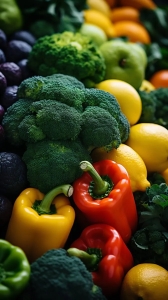 A Vibrant Array of Fresh Vegetables: A Symphony of Colors and Health Benefits