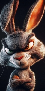 Animated Rabbit Character: A Study in Expressive Cartoon Design
