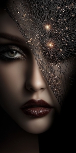 Artistic Portrait: A Study in Texture and Intricacy