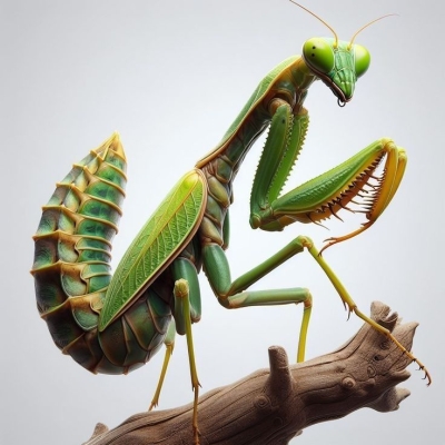 Camouflaged Praying Mantis: Master of Insect Predators