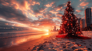 Celebrate Christmas with a Beach Sunset and Jigsaw Puzzles