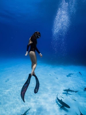 Discovery: Underwater Exploration in a Wetsuit and Fins