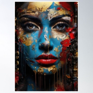 Dramatic Portraits: The Art of Vibrantly Painted Faces