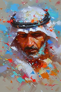 Exploring the Art of Middle Eastern Traditions: An Abstract Journey