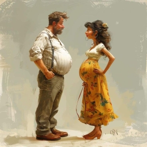 Funny Puzzles: A Charming Artistic Scene of Anticipation