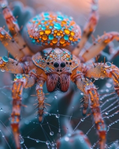 Intricate Beauty of a Spider: A Close-up Perspective