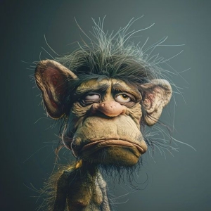 Melancholic Monkey: A Deeper Look into Cartoon Emotional Expression