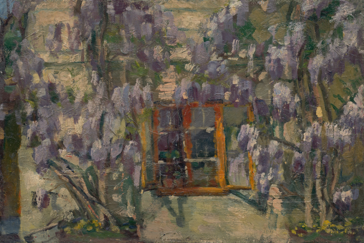 painting of window, Garden Motif Creator