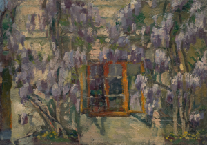 painting of window, Garden Motif Creator