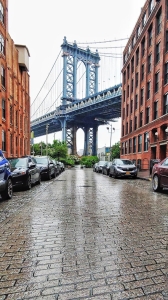 Rainy Day in Brooklyn: A Cobblestone Perspective