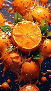Refreshing Citrus Delight: The Beauty of Fresh Oranges