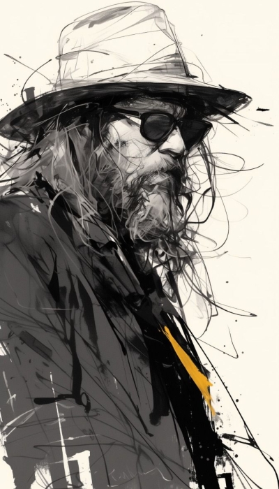 Stylish Individual: An Artistic Exploration of Fashion and Personality