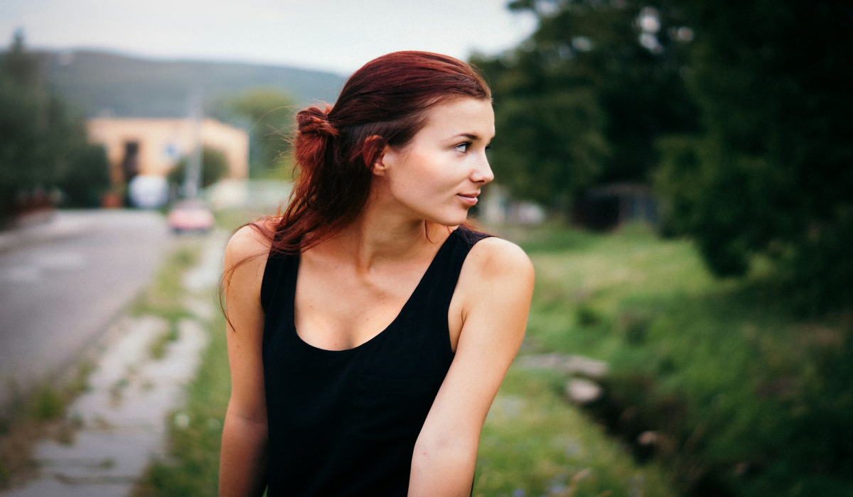 Summer's Embrace: A Woman's Connection with Nature
