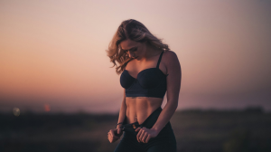 Sunset Portrait on a Sand Dune with Haley Beltran