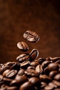 The Dance of Coffee Beans: A Dynamic Display of Aroma and Color