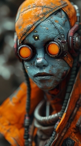 The Enigmatic Blue-Skinned Character: A Dive into Fantasy Artistry