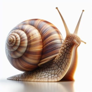 The Fascinating Journey of a Striped Shell Snail