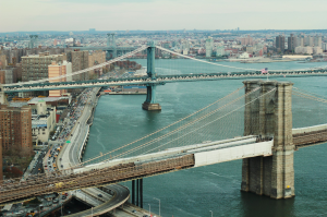 The Iconic Brooklyn Bridge from Above
