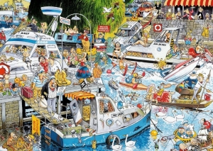 The Lively Marina Scene: A 'Where's Waldo' Adventure