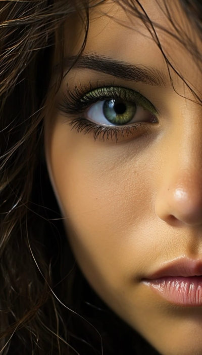 The Mystery of Emerald Eyes: A Portrait Study