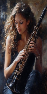 The Oboist: A Harmonious Blend of Music and Art