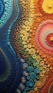 The Symphony of Swirling Colors: An Abstract Artistic Masterpiece