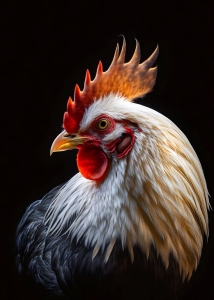 The Vibrant Colors and Unique Features of a Rooster
