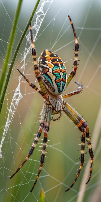 The Vibrant Colors of the Spider World: A Close Look at a Distinctive Species
