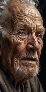 The Wisdom Etched in Time: A Portrait of Age