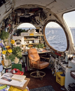 Underwater Haven: A Unique and Eclectic Workspace With a View