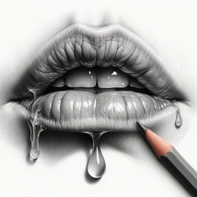 Unfinished Masterpiece: The Realism in Pencil Drawn Lips