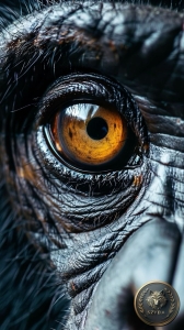 Unveiling the Mystery: Intimate Close-Up of a Gorilla's Eye