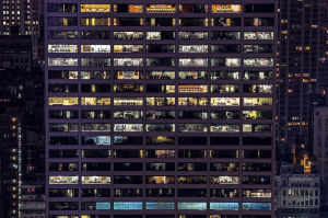 Urban Lattice: The Pulse of Manhattan Nights