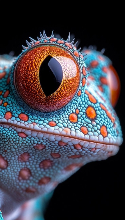 Vibrant Colors of The Wilderness: A Close-Up View of a Colorful Frog