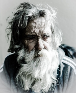 Wisdom Etched in Time: A Portrait of an Elderly Man